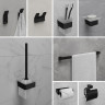 Крючок одинарный LEMARK SMOOTH LINE для полотенец 2 шт чёрный 9712002